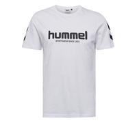T-Shirt HUMMEL "HMLLEGACY 2.0 T-SHIRT S/S", Jungen, Gr. XXL, weiß, Obermaterial: 100% Baumwolle, Rundhals, Shirts T-Shirt, kurze Ärmel, für sportliche Aktivitäten, aus Baumwolle (49073549-XXL) weiß