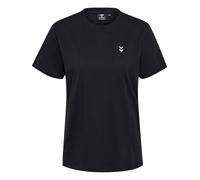 T-Shirt HUMMEL "HMLPULSE W T-SHIRT", Damen, Gr. L (40), schwarz, Obermaterial: 100% Baumwolle, normal, Rundhals, Shirts T-Shirt (22930066-L) schwarz