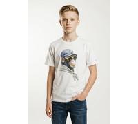 T-Shirt HURLEY "THE BIZ SS TEE", Jungen, Gr. 122, barely bone, Obermaterial: 60% Baumwolle, 40% Polyester, Shirts T-Shirt, für Kinder und Jugendliche, sportlicher Stil (11245809-122) barely bone