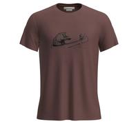 T-Shirt Icebreaker M Mer Core SS Tee Canoe Companions (CAROB) Herren L