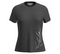 Icebreaker - Women's Merino Core S/S Tee Panax - Funktionsshirt, Gr. L, grau (Obsidian)