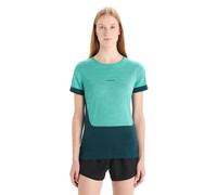 T-Shirt Icebreaker Zoneknit (Fresh Heather/Green Glory) Women L