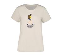 T-Shirt ICEPEAK "D T-SHIRT MARICOPA", Damen, Gr. L, gelb (powder), Obermaterial: 100% Baumwolle, Shirts T-Shirt, sportlicher Stil, aus Baumwolle (12277852-L)