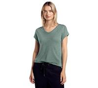 T-Shirt im Glanz-Look