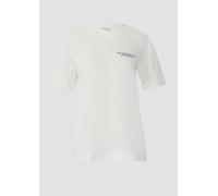 T-Shirt im Relaxed Fit mit Front- und Rückenprint 38 creme 2171229.02D2.38