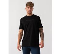 A|X ARMANI EXCHANGE Herren T-Shirt - Rundhals, Kurzarm, Logo, Baumwolle Schwarz/Weiß / 2XL XXL Schwarz