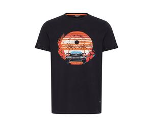 T-Shirt INDICODE "T-Shirt IDDaniel", Herren, Gr. XXL, schwarz, Obermaterial: 100% Baumwolle CO., Shirts T-Shirt (29791621-XXL) schwarz