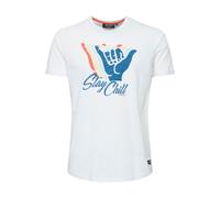 T-Shirt INDICODE "T-Shirt IDDaniel", Jungen, Gr. XXL, weiß (off, weiß), Obermaterial: 100% Baumwolle CO., Shirts T-Shirt (11243548-XXL) off, weiß