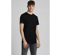 T-Shirt JACK & JONES "BASHER TEE", Damen, Gr. S, schwarz, Jersey, Obermaterial: 100% Baumwolle, unifarben, normal Po-bedeckend, Rundhals, Shirts T-Shirt (37110160-S)
