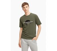 T-Shirt JACK & JONES "JCOCONDOR TEE SS CREW NECK FST", Damen, Gr. L, grün (vetiver), Jersey, Obermaterial: 100% Baumwolle, bedruckt, regular fit normal, Rundhals, Shirts T-Shirt (50495523-L) vetiver