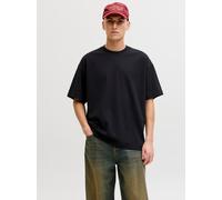 Jack & Jones T-Shirt BARRON Rundhals Loose Fit Schwarz Größe S