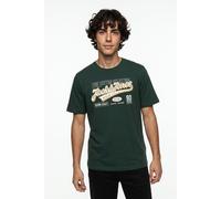T-Shirt JACK & JONES "JJELOGO TEE SS O-NECK 2 COL AW26 SN", Jungen, Gr. S, grün (scarab), Jersey, Obermaterial: 100% Baumwolle, bedruckt, regular fit normal, Rundhals, Shirts T-Shirt, Baumwolle, regul