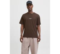 JACK & JONES T-Shirt JJESOHO braun | S