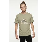 T-Shirt JACK & JONES "JORMONTAUK ELEMENT TEE SS CREW NECK", Jungen, Gr. L, grün (seagrass), Jersey, Obermaterial: 100% Baumwolle, bedruckt, regular fit normal, Rundhals, Shirts T-Shirt (25883159-L) se