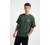 T-Shirt JACK & JONES "JORNIAGARA MINIMAL TEE SS CREW NECK", Herren, Gr. L, sycamore, Jersey, Obermaterial: 100% Baumwolle, bedruckt, relaxed fit normal, Rundhals, Shirts T-Shirt (19248665-L) sycamore