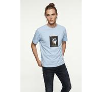 JACK&JONES - JORNORREBRO PHOTO TEE SS CREW NECK LN Cashmere Blue - Gr. - XL