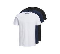 JACK & JONES Male T-Shirt 3er-Pack Einfarbig T-Shirt