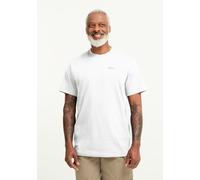 T-Shirt JACK WOLFSKIN "ESSENTIAL T M", Herren, Gr. XS, starkweiß, Obermaterial: 100% BAUMWOLLE, Shirts T-Shirt, T-Shirt aus Bio-Baumwolle, atmungsaktiv, weiches Single Jersey (75542864-XS) starkweiß