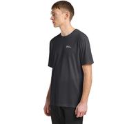 T-Shirt JACK WOLFSKIN "VONNAN S/S T M", Jungen, Gr. XXXL (60), grau (phantom), 100% POLYESTER, Shirts T-Shirt (45607420-XXXL) phantom