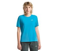 T-Shirt JACK WOLFSKIN "VONNAN S/S T W", Damen, Gr. S (36), empireblau, Obermaterial: 100% POLYESTER, Shirts T-Shirt (28019201-S) empireblau