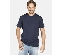 T-Shirt JAN VANDERSTORM "Doppelpack T-Shirt ERKE", Damen, Gr. XXL, blau (dunkelblau), Obermaterial: 100% Baumwolle CO., comfort fit normal, Rundhals, Shirts T-Shirt, reine Baumwolle (2er-Pack) (813619