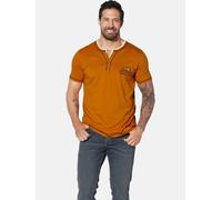 T-Shirt JAN VANDERSTORM "T-Shirt HAFTOR", Herren, Gr. XXXL, orange, Obermaterial: 100% Baumwolle CO., comfort fit normal, Serafino, Shirts T-Shirt (22759948-XXXL) orange