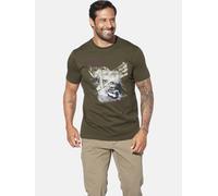 T-Shirt JAN VANDERSTORM "T-Shirt HAKSE", Herren, Gr. 3XL, grün (oliv), Obermaterial: 100% Baumwolle CO., Shirts T-Shirt (15543840-XXXL) oliv