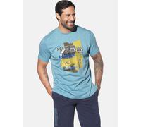 T-Shirt JAN VANDERSTORM "T-Shirt NORHEIM", Herren, Gr. 3XL, blau (hellblau), Obermaterial: 100% Baumwolle CO., Shirts T-Shirt (89986420-XXXL) hellblau