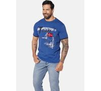 T-Shirt JAN VANDERSTORM "T-Shirt SÖLVE", Damen, Gr. L, blau (royal blau), Obermaterial: 100% Baumwolle CO., Shirts T-Shirt (58119011-L) royal blau