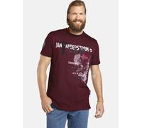 Jan Vanderstorm Herren T-Shirt Sölve dunkelrot L - 52/54