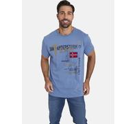 Jan Vanderstorm Herren T-Shirt Sölve blau 2XL (XXL) - 60/62