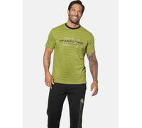 Jan Vanderstorm Comfort Fit T-Shirt Rundhals grün, Bedruckt