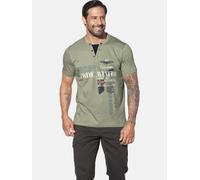 T-Shirt JAN VANDERSTORM "T-Shirt ULJAS", Herren, Gr. L, grün (oliv), Obermaterial: 100% Baumwolle CO., Shirts T-Shirt (45960067-L) oliv