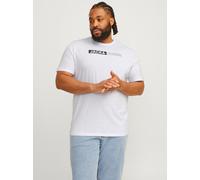Jack & Jones Herren Jjecorp Logo Tee Play O-n Noos Pls T-Shirt, White/Print:Play 5,6XL