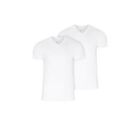 T-Shirt JOCKEY "T-Shirt American V-Neck Shirt 2P 2er Pack", Damen, Gr. S, weiß, Obermaterial: 100% Baumwolle CO., Shirts T-Shirt (36372018-S) weiß
