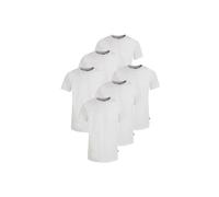 T-Shirt JOCKEY "T-Shirt Classic American T-Shirt 6P 6er Pack", Damen, Gr. S, weiß, Obermaterial: 100% Baumwolle CO., Shirts T-Shirt (67861442-S) weiß