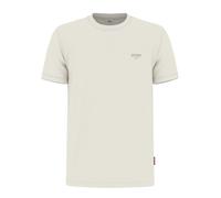 Kurzarmshirt JOOP JEANS "Alphis", Herren, Gr. XXL, beige (natural), Single Jersey, Obermaterial: 100% Baumwolle, casual, klassisch normal, Rundhals, Kurzarm abgesteppte Kante, Shirts, Mit Ton-in Ton L