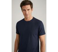 Joop! Herren Rundhals T-Shirt Alphis - Regular Fit S M L XL XXL Blau 100% Baumwolle, Größe:M, Farbe:Navy 405
