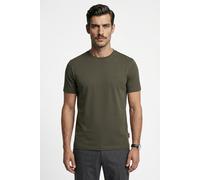 T-Shirt JOOP JEANS "Alphis", Herren, Gr. M, grün (dunkelgrün), Single Jersey, Obermaterial: 100% Baumwolle, regular fit, Rundhals, Shirts T-Shirt (93907736-M) dunkelgrün