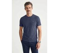 T-Shirt JOOP JEANS "Alphis", Herren, Gr. S, blau (bright blau), Single Jersey, Obermaterial: 100% Baumwolle, regular fit, Rundhals, Shirts T-Shirt, Topseller (74413140-S)