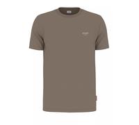 T-Shirt JOOP JEANS "Alphis", Herren, Gr. S, braun (open braun), Single Jersey, Obermaterial: 100% Baumwolle, unifarben, regular fit, Rundhals, Shirts T-Shirt (92891331-S) open braun
