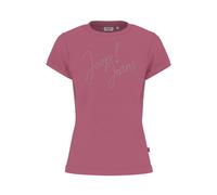 T-Shirt JOOP JEANS "Tineta", Damen, Gr. XL, medium pink, Jersey, Obermaterial: 94% Baumwolle, 6% Elasthan, bedruckt, slim fit normal, Rundhals, Shirts T-Shirt, mit appliziertem Logo in Glitzeroptik (7