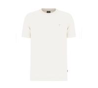 T-Shirt JOOP "Priamo", Herren, Gr. XL, weiß (wollweiß), Single Jersey, Obermaterial: 100% Baumwolle, clean, unifarben, regular fit normal, Rundhals, abgesteppte Kante, Shirts T-Shirt, aus reiner Baumw