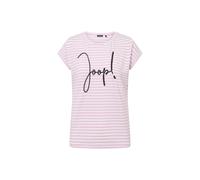 T-Shirt JOOP "T-Shirt 58 252JE58Teri 10011744 1er Pack", Damen, Gr. XL, bunt (rosa, weiß), Obermaterial: 95% Baumwolle CO. 5% Elasthan EL., Shirts T-Shirt (62991843-XL) rosa, weiß