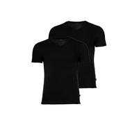 T-Shirt mit V-Ausschnitt im 2er-Pack XXL men BLACK