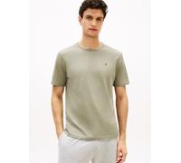 T-Shirt, Jungen, Gr. XL (54), 3x sortiert blau weiß grün, Jersey, Obermaterial: 100% Baumwolle, TOMMY HILFIGER UNDERWEAR, unifarben, regular fit normal, Rundhals, eingesetzt abgesteppte Kante, Shirts