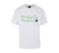 T-Shirt K1X "K1X Herren KXM241-054-1 K1X Nyc Bb Tee", Herren, Gr. M, weiß, 100% Baumwolle, bedruckt, oversize, Rundhals, Shirts T-Shirt (56426629-M) weiß