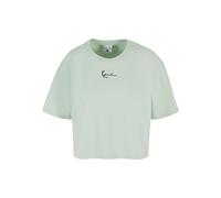 T-Shirt KARL KANI "Karl Kani Damen", Damen, Gr. M, light mint, 100% Baumwolle, loose fit, Rundhals, Shirts T-Shirt (44037305-M) light mint