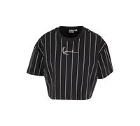 T-Shirt KARL KANI "Karl Kani Damen", Damen, Gr. XL, schwarz, weiß, 100% Baumwolle, gestreift, normal, Rundhals, Shirts T-Shirt (54839216-XL) schwarz, weiß