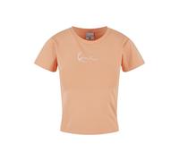 Karl Kani Damen KW-TE011-044-05 Small Signature Essential Short Tee apricot, XS